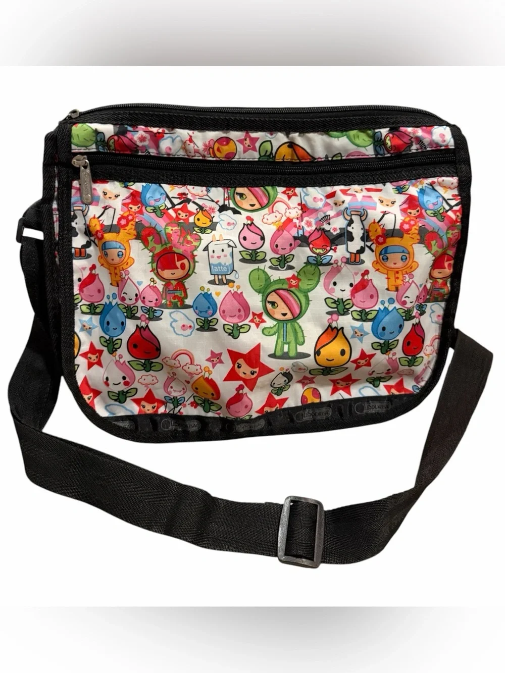 Tokidoki x LeSportsac Vintage Character Print Crossbody Messenger Bag